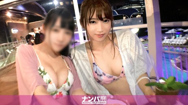 プールナンパ 27 人気のナイトプールで見つけた水着美女！知らない男にしつこく絡まれるわ、スイートだと聞いて通された部屋が夜景すら微妙な普通の部屋だわ…。ガン萎えだったにもかかわらず、アルコールが入った途端ヤりたい欲を抑えきれなくなり、同僚放置でセックス始めッ！！ MGS