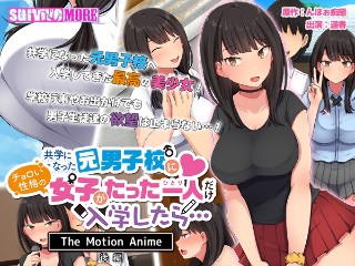 What if only one girl with a flirtatious personality enrolled in a former boys' school that became co-educational... The Motion Anime -Part 2-