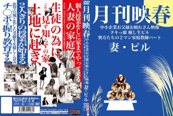 月刊映春 中小企業お父様お疲れさん映像 ヌキっ娘 癒し生ピル 奥方たちの2マン家庭教師パート 妻・ピル