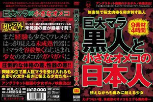 巨大マラ黒人と小さなオメコの日本人