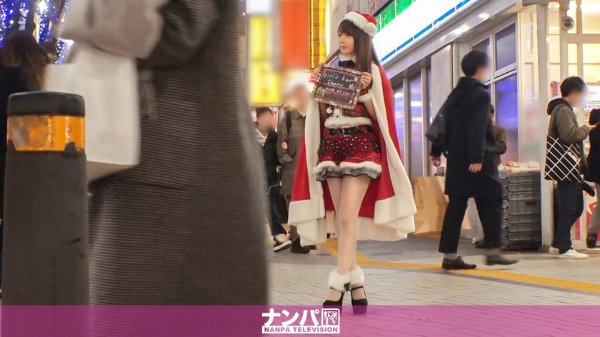 クリスマスナンパ 04 聖なる夜に舞い降りた圧倒的美女♪美形柔乳を弄くり回してたらアソコはグッチョグチョ♪超カワ敏感体質のエロカワサンタとクリスマスエッチ♪ MGS