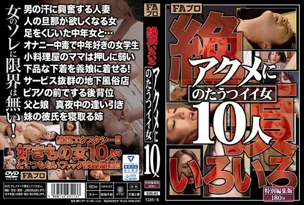 絶頂いろいろ アクメにのたうつイイ女10人