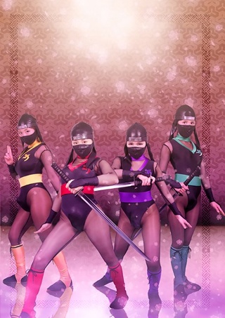 Futanari Female Ninja Group Metamorphosis Pleasure