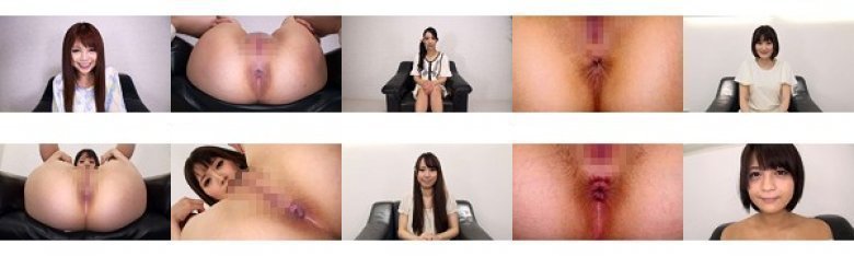 面接に来たらいきなりアナルをおっぴろげさせられた素人娘:サンプル画像