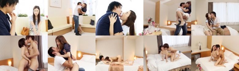 一般男女モニタリングAV 34歳以上の业余奥様限定！年の差があっても男女はキスだけで恋に落ちて初対面の相手とSEXしてしまうのか？惹かれあった2人のキスまみれの完全プライベートSEXを大公開！！人妻×男子大学生編:SampleImage