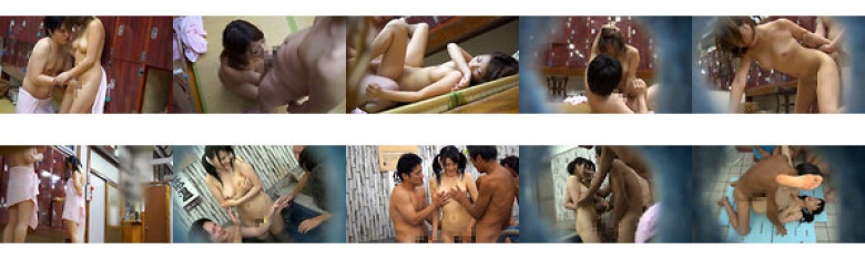 Exploring the men's bath, pouring out semen, and when she dies in the public bath:SampleImage