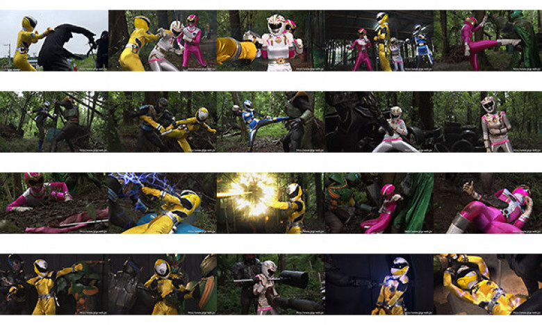 Super Heroine Rangers in dire straits ~ Heroine Hunting! Four sentai heroines targeted:SampleImage