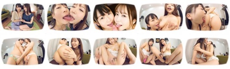 【VR】超VIP席！ハイレベル美痴女達の見せ付けレズ 羽月希 篠田ゆう:SampleImage