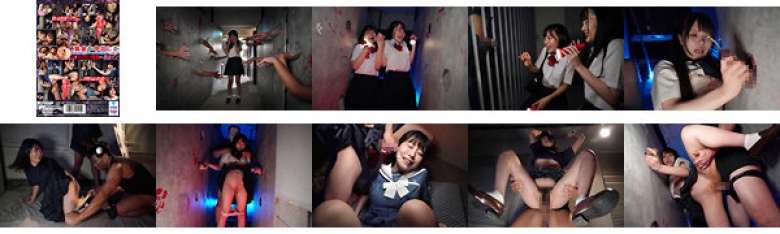 Amateur female school student takes on the challenge! I'm so excited! Solve the mystery and escape from the haunted house! Surrounded by ghost dicks, a schoolgirl whose pussy gets wet from fear is covered in thick semen and screams non-stop ejaculation SEX! A :SampleImage