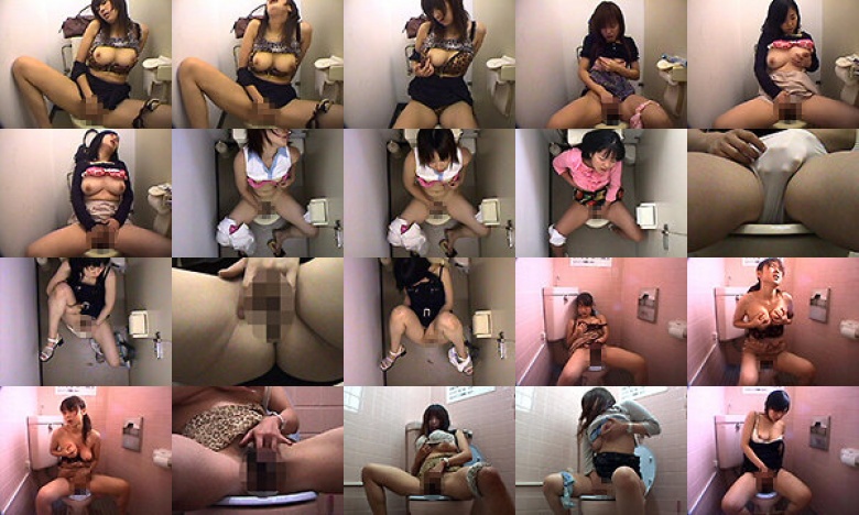 Hidden video of masturbation in the toilet of a multi-tenant building in a certain city:SampleImage