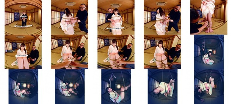 [VR] How to Bondage VR02 ‘Foot binding’ ＋ ‘Hanging below the knee, hip twist upside down’ Yu Kawakami:SampleImage