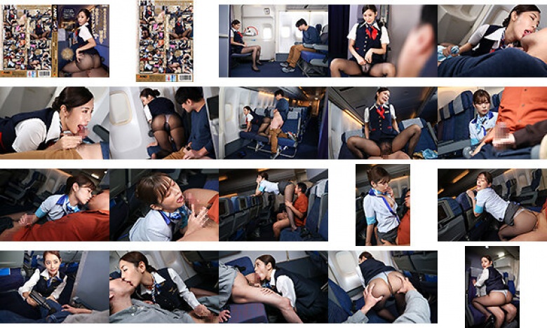 Beautiful butt cabin attendant eviscerates a seated man in S-shape cowgirl position without moving at all VOL.3:SampleImage