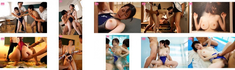 Adored Senior Sakura Was Circled By A Robust Swimming Club Member... Sakura Miura:SampleImage