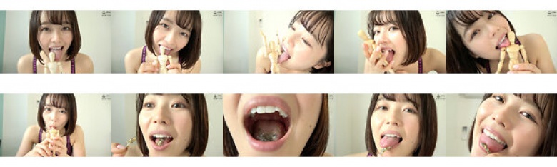 Licking And Chewing Play With A Giant Woman Chiharu Miyazawa:SampleImage