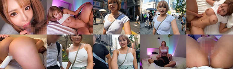 Sara Tsukihi walks around eating amateur men while taking a you●ube shoot, and walks around without a bra on her nipples:SampleImage