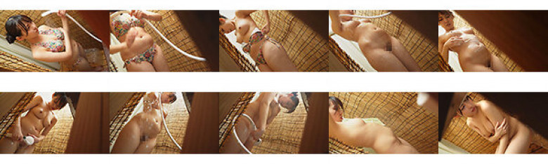 Beach house shower room masturbation voyeur #4:SampleImage