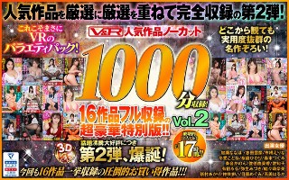 【VR】V＆R 人気作品ノーカット1000分収録！16作品フル収録の超豪華特別版！！Vol.2